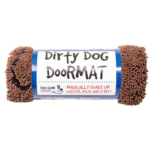 Dgs Dirty Dog Doormat Mocha Brown 1 Small