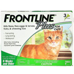 Frontline Plus For Cats 12 Doses