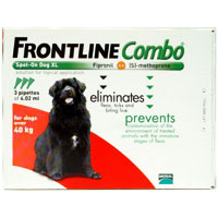 Frontline Plus (Known as Frontline Combo) Extra Large Dogs over 88lbs Red 6 Doses Frontline Plus (Known as Frontline Combo) Extra Large Dogs over 88lbs Red 6 Doses