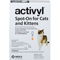 

Activyl For Small Cats 2-9 Lbs Orange 4 Pack