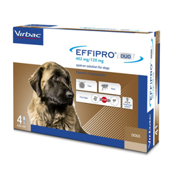 

Effipro Duo Spot-On For Extra Large Dogs Over 88 Lbs. 4 Pack