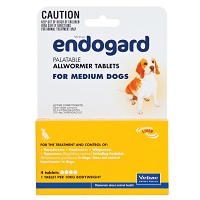 

Endogard For Medium Dogs 22 Lbs (10kg) 2 Tablet