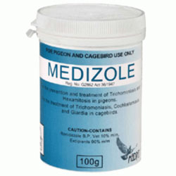 

Medizole Powder For Pigeons & Caged Birds 100 Gm 1 Pack
