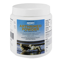 

Arthrimed Joint Supplement Powder For Dogs & Cats 250 Gm