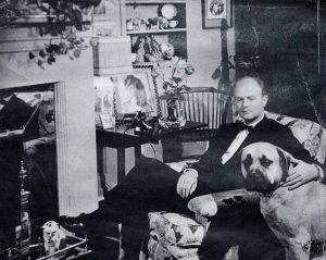 Woodrow Wilson with Dog