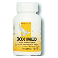 

Coximed For Pigeons (100 Tablets) 1 Pack