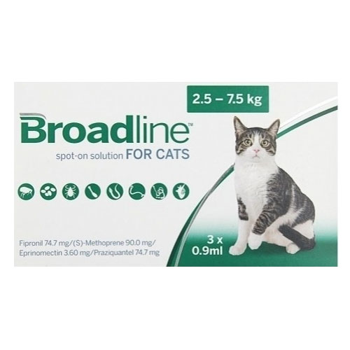 

Broadline Spot-On For Large Cats 5.5 To 16.5 Lbs 3 Pack