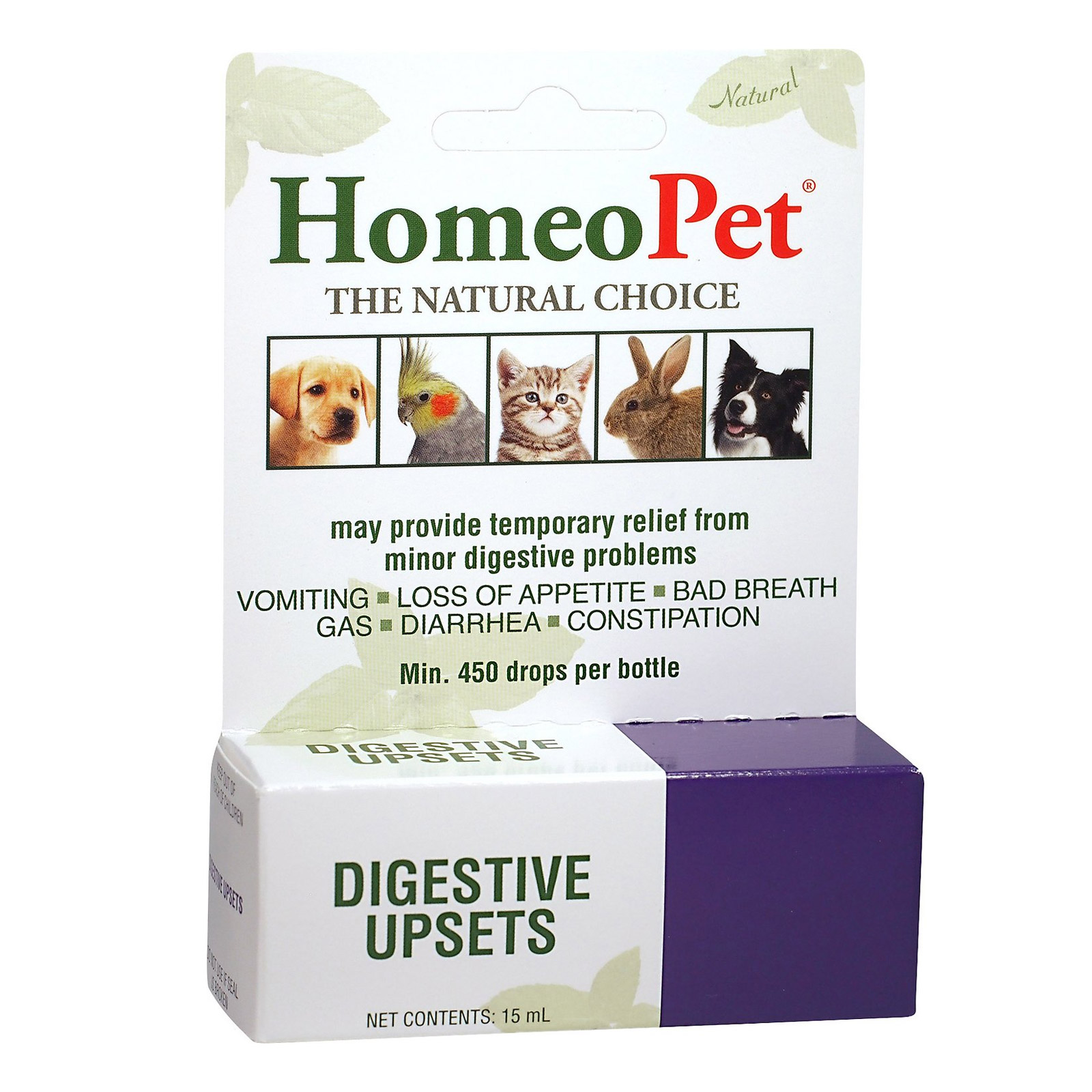 

Homeopet Digestive Upset 15 Ml 1 Pack