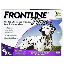 

Frontline Plus for Large Dogs 45-88 lbs (Purple) 12 Doses