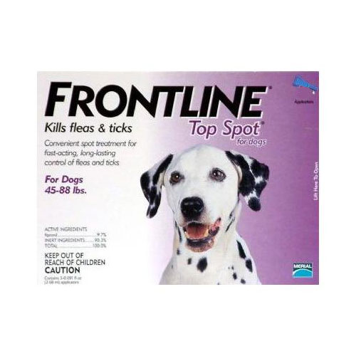 Frontline Top Spot Large Dogs 45-88lbs (Purple) 3 Doses