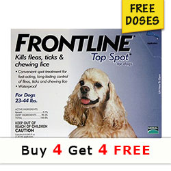 

Frontline Top Spot Medium Dogs 23-44lbs (Blue) Buy 1 Get 1 Free