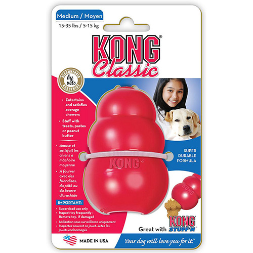 

Kong Classic Chew Dog Toy Red Medium 1 Piece