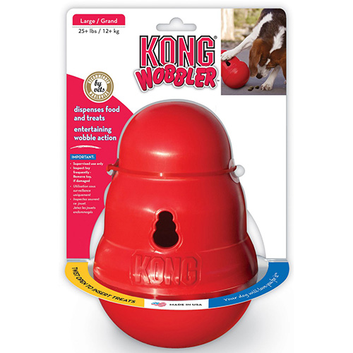 

Kong Wobbler Treat Dispensing Dog Toy Large 1 Piece