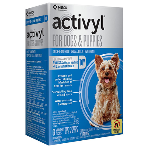 Activyl For Very Small Dogs 4-14 Lbs Blue 4 Pack