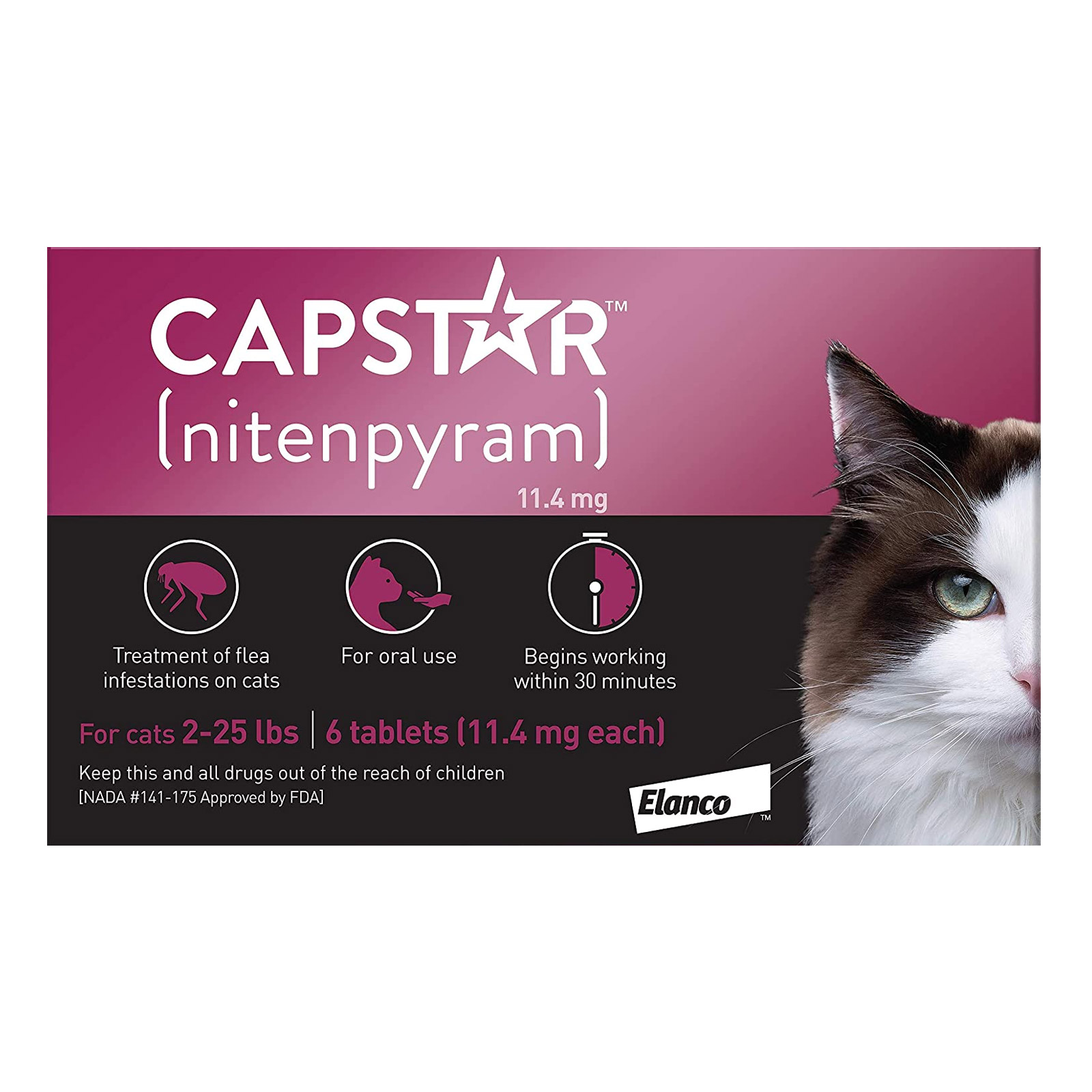 Capstar For Cats 2 - 25 Lbs 12 Tablet