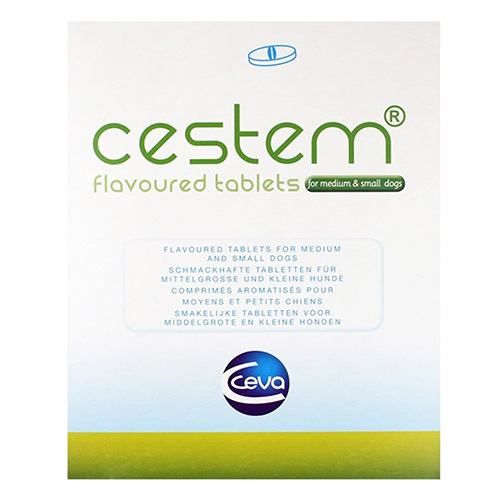 Cestem Flavor Tablets For Small & Medium Dogs 1 Tablet