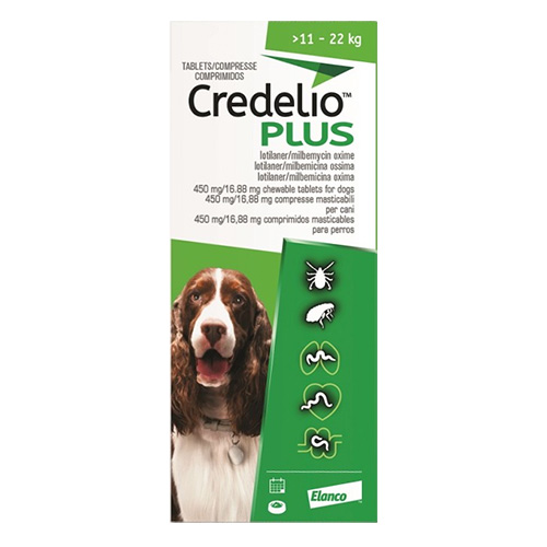 

Credelio Plus For Large Dog 24lbs - 48lbs 11-22kg 3 Chews