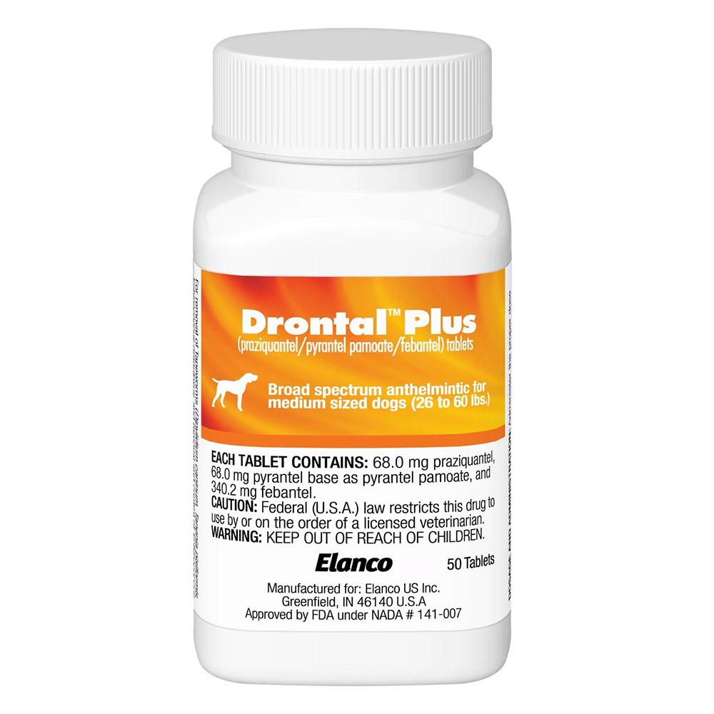 Drontal Plus For Medium Dogs 3.1 - 10 Kg 2 Tablet -  Bayer-Drontal-12101