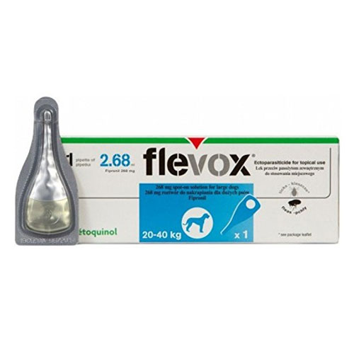 Flevox For Large Dogs 45 To 88 Lbs.(Blue) 3 Pack
