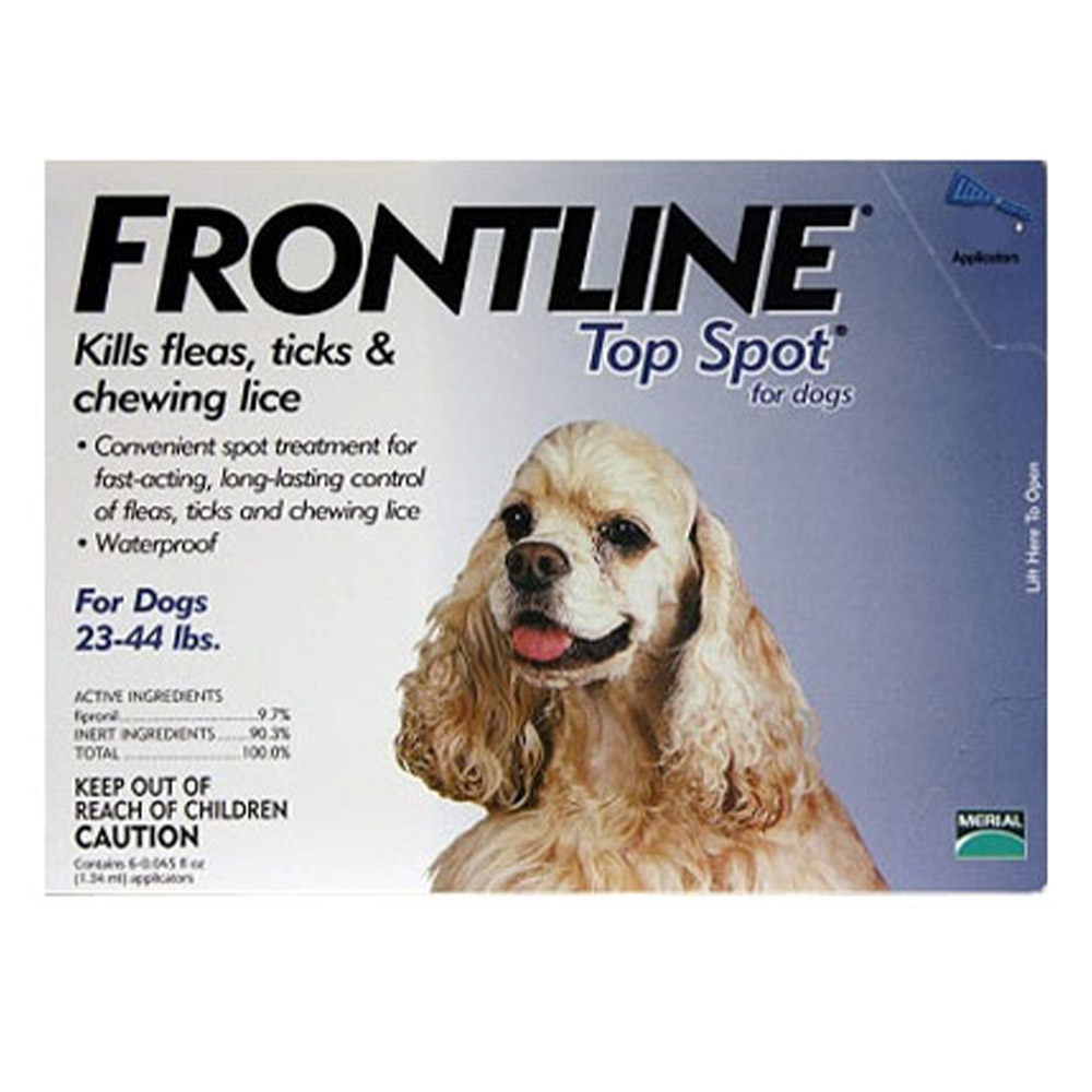 Frontline Top Spot Medium Dogs 23-44lbs (Blue) 3 Pipette