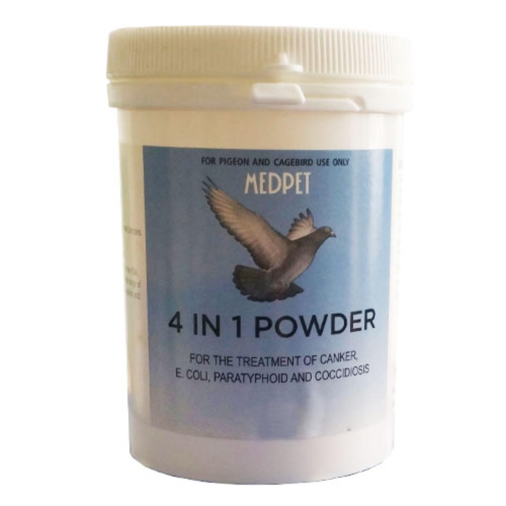 

Medpet 4 In 1 Powder For Pigeons And Caged Birds 100 Gm 1 Pack