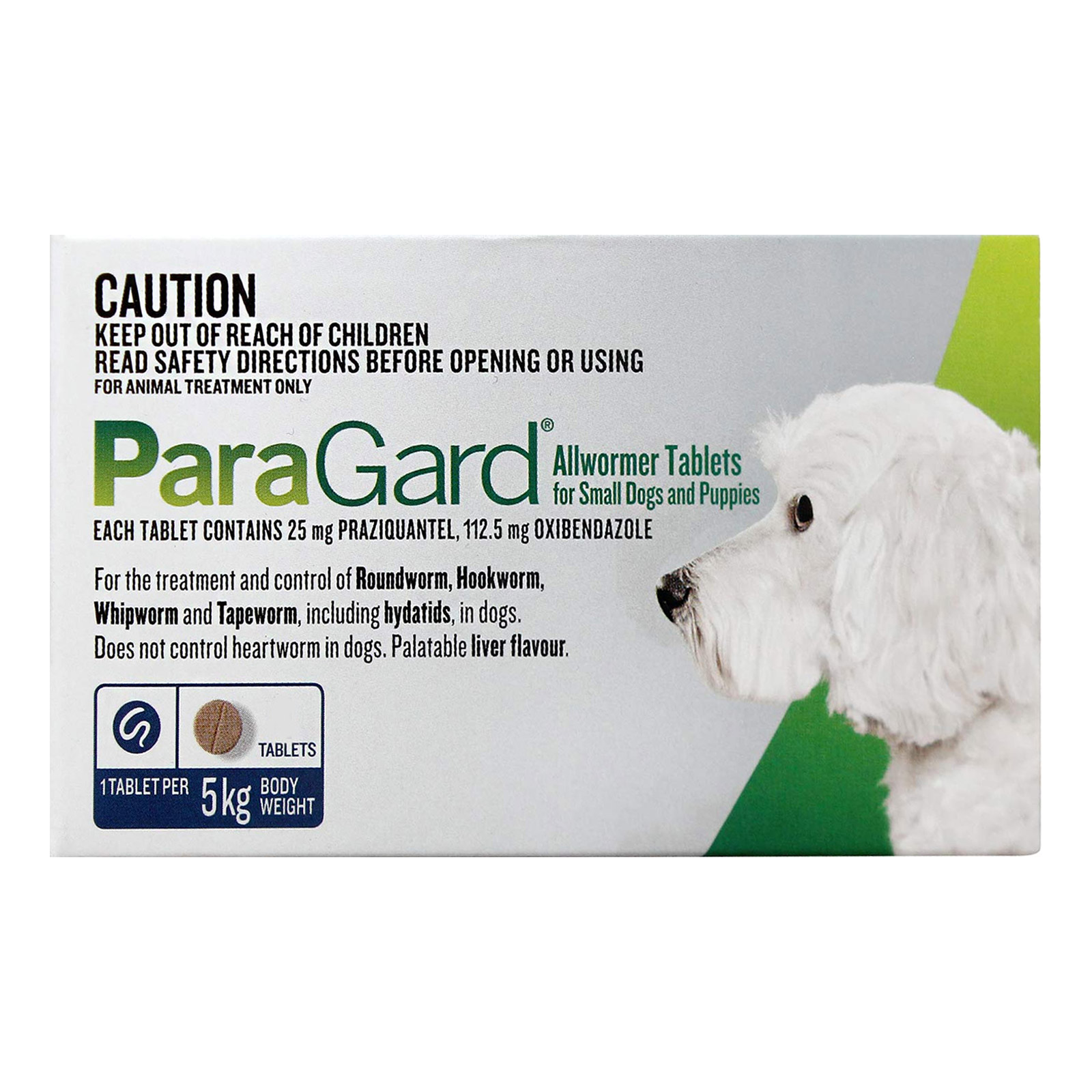 

Paragard Allwormer For Small Dogs 11 Lbs (5 Kg) Blue 4 Tablet