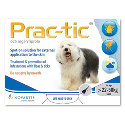 Prac-Tic Spot On Large Dog: 50-110 Lbs (White) 3 Pack