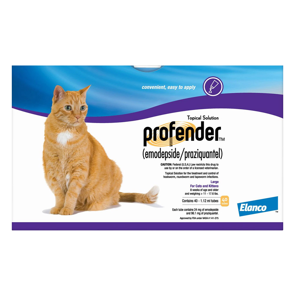 Profender Large Cats 1.12 Ml 11-17.6 Lbs 2 Doses