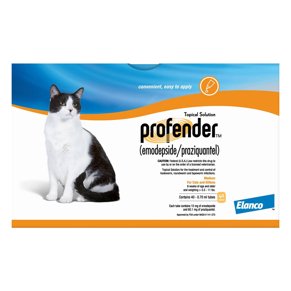 Profender Medium Cats 0.70 Ml 5.5-11 Lbs 1 Doses