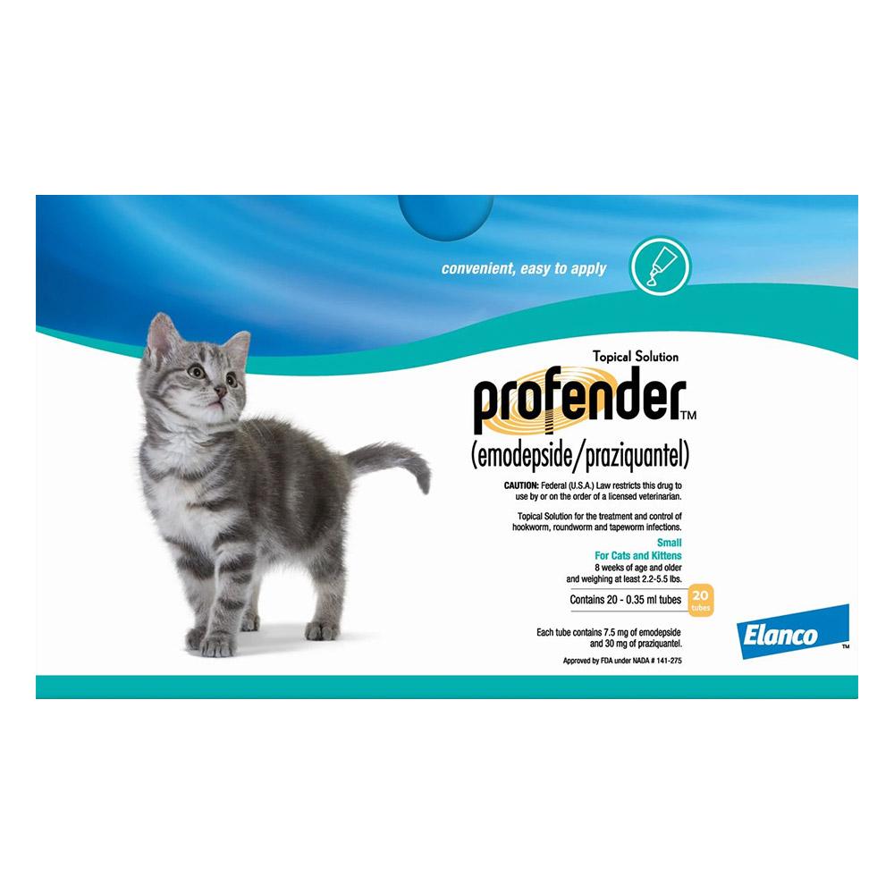 

Profender Small Cats & Kittens 0.35 Ml 2.2-5.5 Lbs 1 Doses