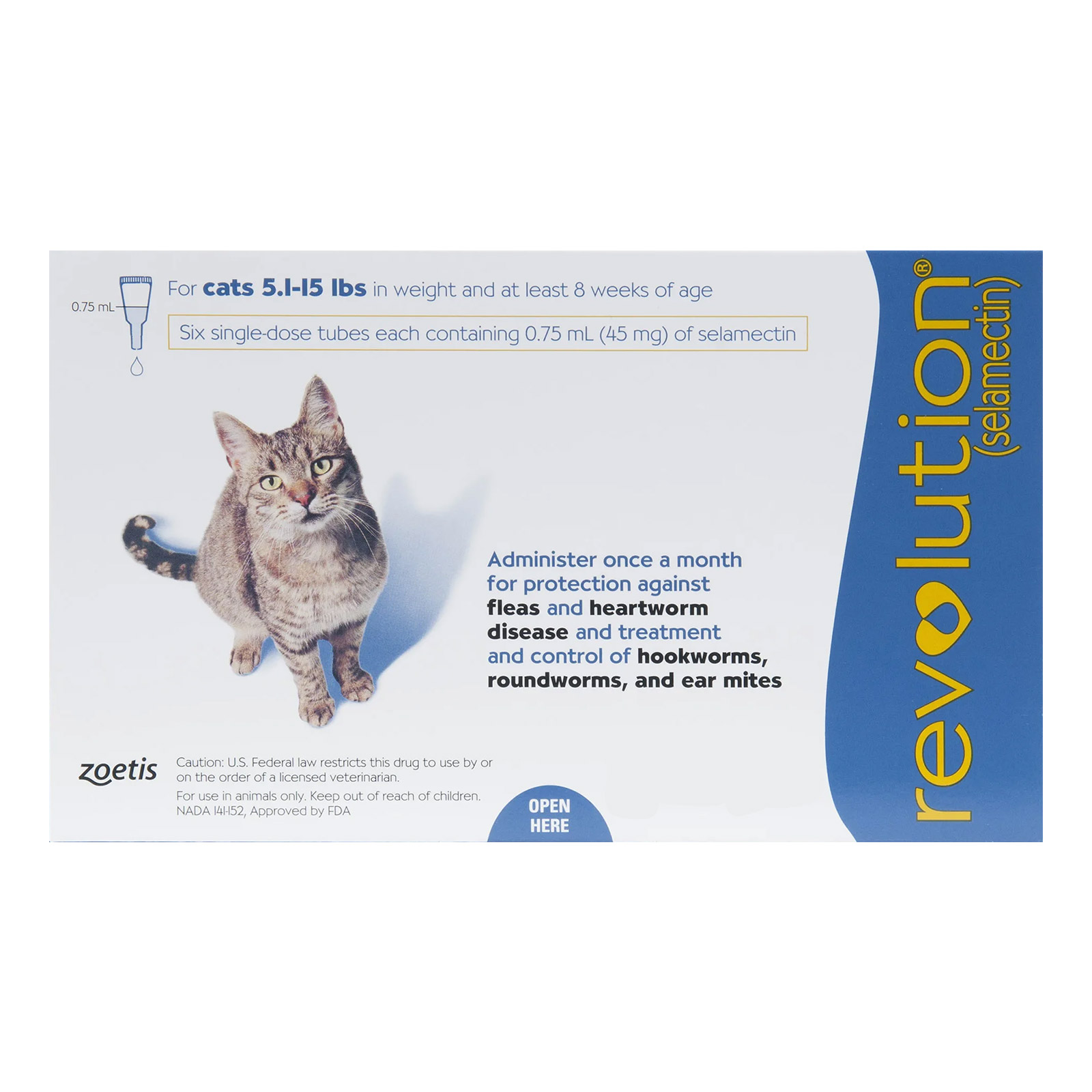 

Revolution For Cats 5 -15lbs (Blue) 3 Doses