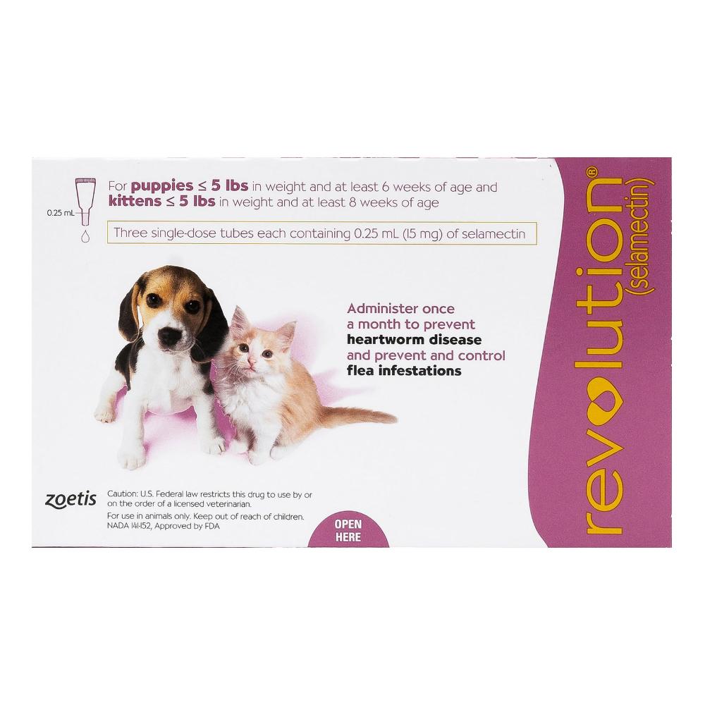 Revolution For Kittens / Puppies Pink 3 Doses