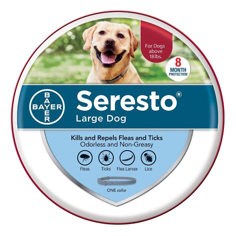 Seresto Collar For Large Dogs Over 18 Lbs 27.5 Inch 70 Cm 3 Collar -  Bayer-Seresto-Collar-11756
