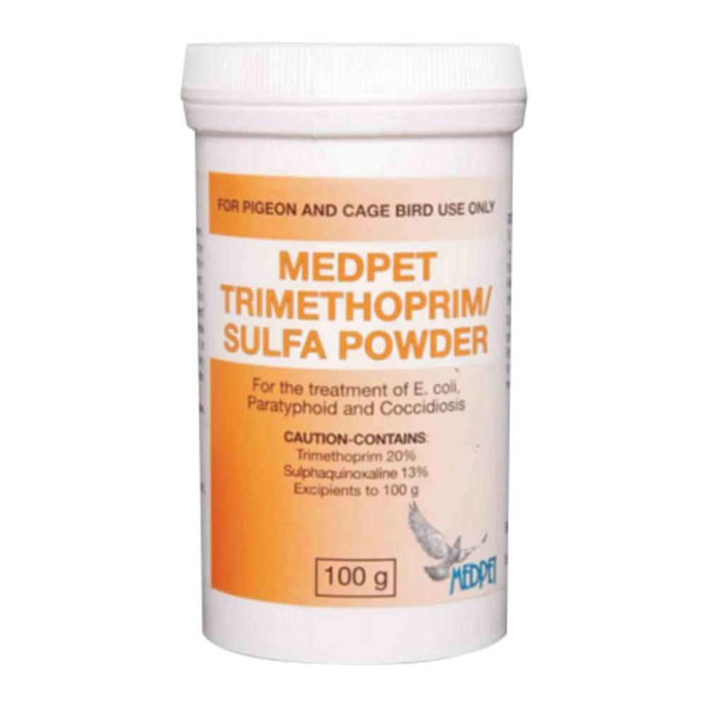 Trimethoprim Sulfa Powder For Pigeon & Caged Birds 100 Gm 1 Pack