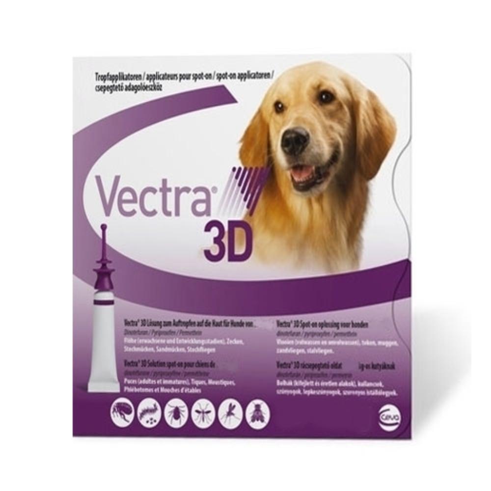 Vectra 3d For Large Dogs 55-88lbs 3 Doses